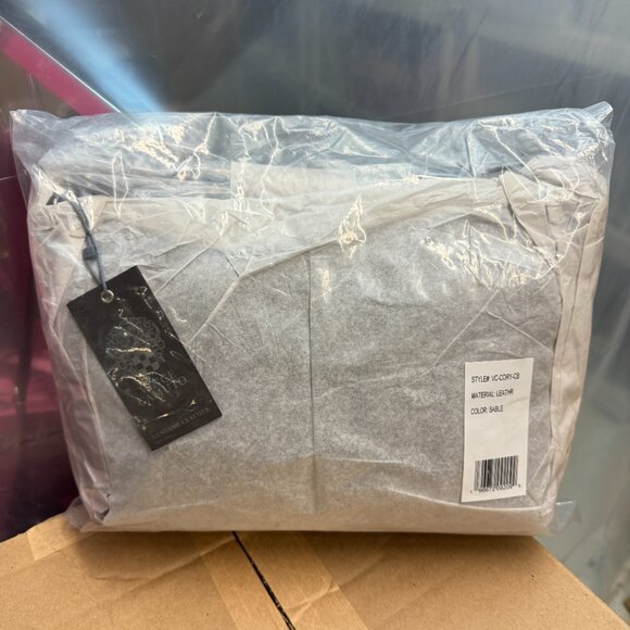 Vince Camuto Cory Leather Crossbody - Sable - Picture 5 of 6